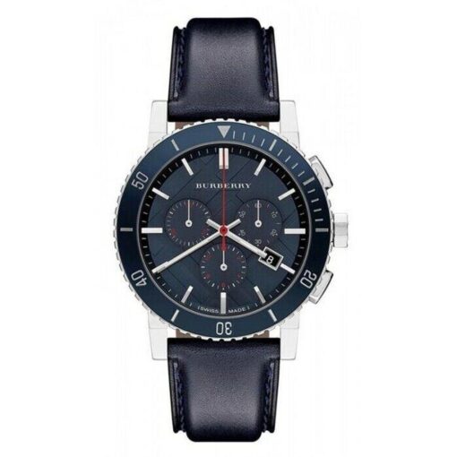 Burberry The City BU9383 Blue Dial and Bezel Stainless Steel Men's Watch