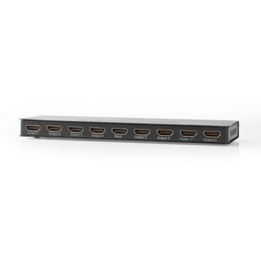 Ex-Pro 4K 8 Way HDMI Splitter 1 in 8 Out, Powered HDMI 2.0 Distributor, HDCP 2.2 Compatible, Supports 4K@60Hz 1080P for PS4 Xbox O...