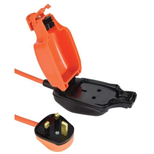 Outdoor Garden Mains Weatherproof Extension Lead Cable Plug Electrical Power 5m