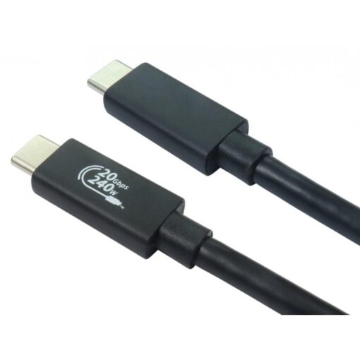 2m USB4 Type C USB-C 20Gbps Certified EPR Cable - Straight Connector