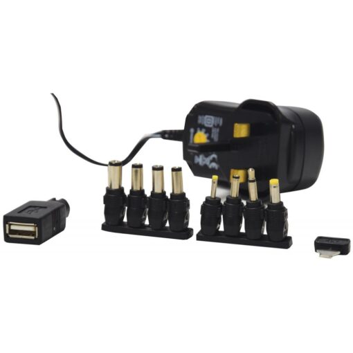Multi-Voltage 1000mA 3V 4.5V 5V 6V 7.5V 9V & 12V Switch Mode Power Supply UK