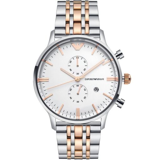 Emporio Armani AR0399 Chronograph Two-Tone Men's Watch