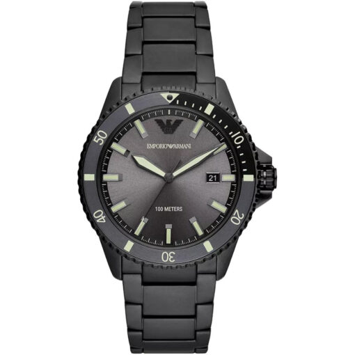 Emporio Armani AR11398 Three-Hand Date Black Men’s Watch