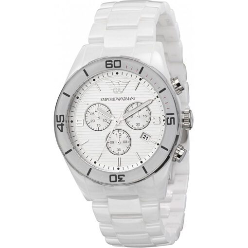 Emporio Armani AR1424 White Ceramica Men's Watch