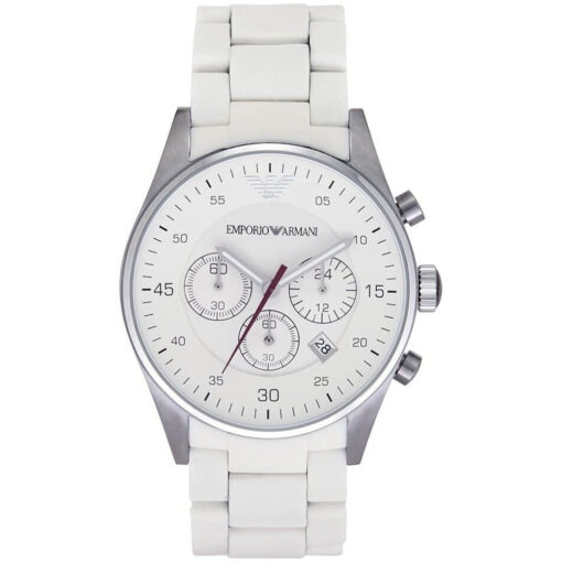 Emporio Armani AR5859 Men's Watch Tazio White