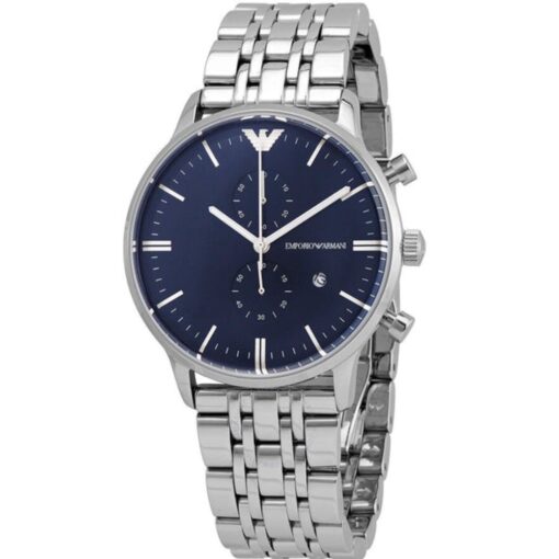 Emporio Armani AR80013 Blue Dial Chronograph Men's Watch