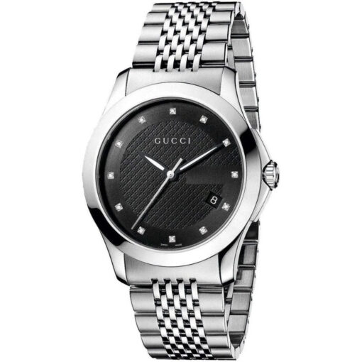 Gucci YA126405 G-Timeless Black Dial Men's Watch