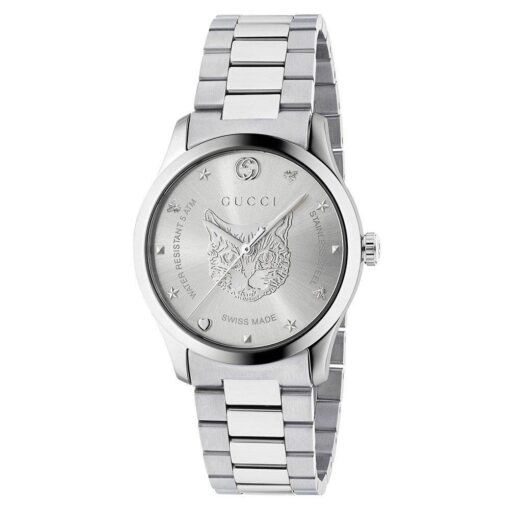 Gucci YA1264095 G-Timeless Silver Dial Unisex Watch