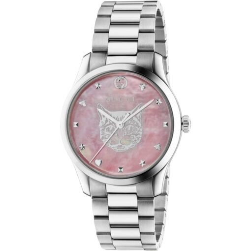 Gucci YA1264166 G-Timeless Pink Mother of Pearl Dial Unisex Watch