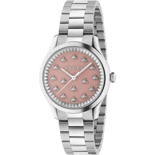 Gucci YA1265033 G-Timeless Pink Dial Ladies Watch
