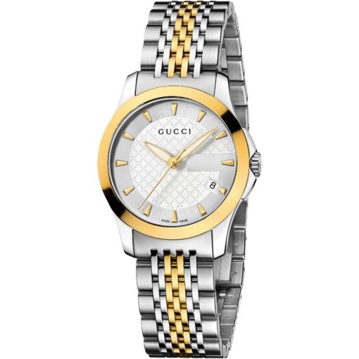 Gucci YA126511 G-Timeless Two-Tone Ladies Watch