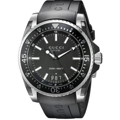 Gucci YA136204 Dive Black Men's Watch