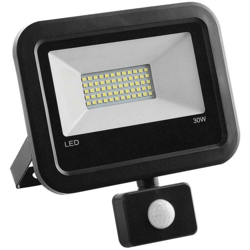 Ex-Pro 10W 800LM LED Security Lights with PIR Motion Sensor, IP44 Outdoor Flood Light, Daylight