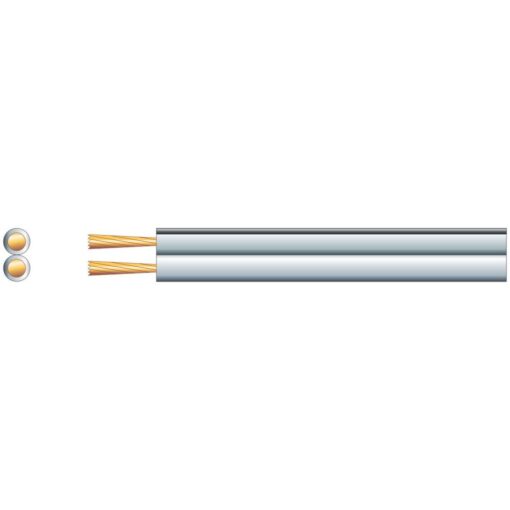 100m White Speaker Cable Home HiFi Car Stereo Speaker Wire 2 x 4.0mm 26 Strand