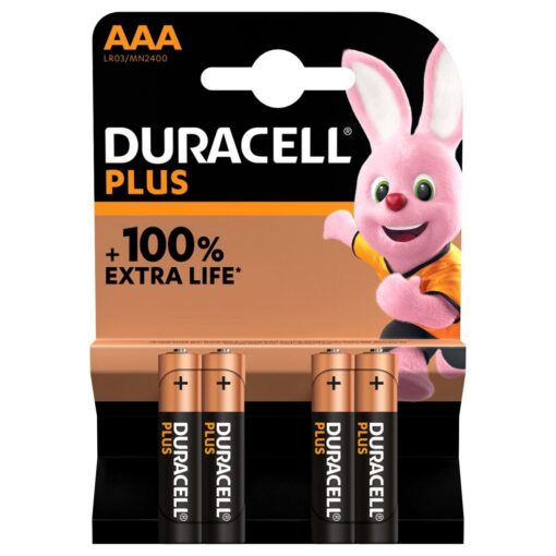 Duracell  AAA Plus power - 4 Pack