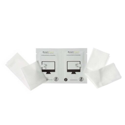 Anti-Antimicrobial Wet/Dry Screen Cleaning Wipes Tablets iPads phones | Pack of 12