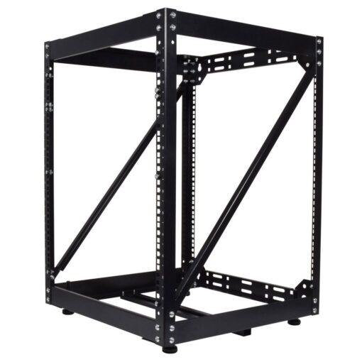 12U Open Wall or Desktop Rack Frame for 19" Rackmount Equipment