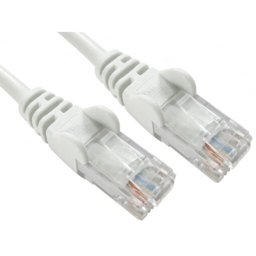25cm (0.25m) in White  Cat6 High Grade 26AWG Patch Cables for 1U Patching