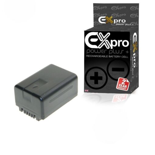 Ex-Pro Panasonic VW-VBT190 VWVBT190 VBT190, ProPower Elite High Capacity 2500mAh Lithium Li-on Digital Camercorder Battery for Pan...