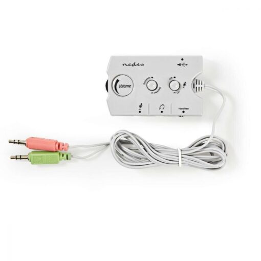 PC Computer Speakers Headphones Audio Switch Converter Volume Control Switching