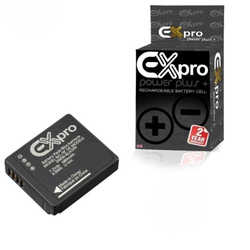 Ex-Pro® Panasonic DMW-BLH7, DMW-BLH7E, DMW-BLH7PP 7.2v 680mAh [EXACT] High Power Plus+