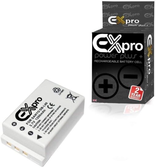 DB-L90B, DB-L90 Ex-Pro Sanyo Li-on Digital Camera Battery