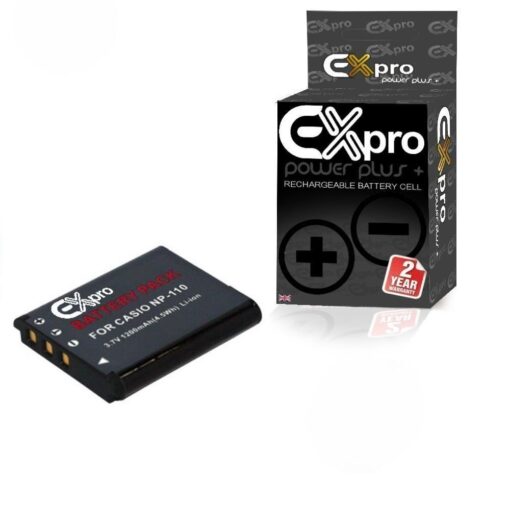 NP-110, NP110 Ex-Pro Casio Li-on Digital Camera Battery