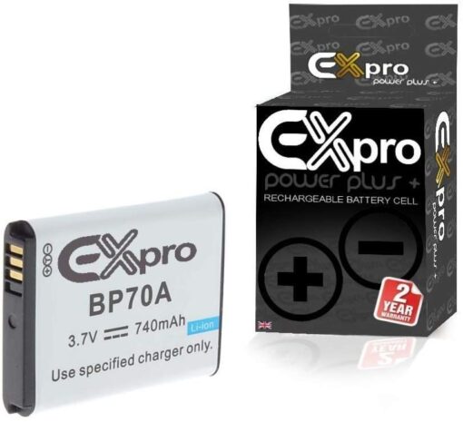 BP-70A, BP70A Ex-Pro Samsung Li-on Digital Camera Battery