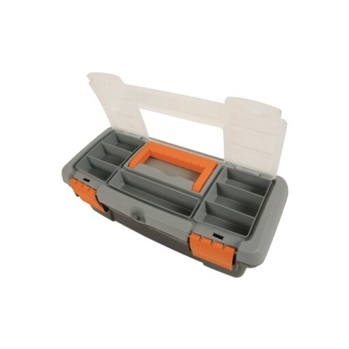 Small Tool Box Hobby Storage Case Box With Removable Tray Carry Handle Organiser