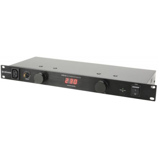 Citronic CPD-9 19" Rackmount 8 Way IEC Power Distributor