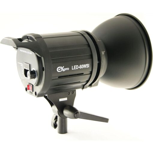 Ex-Pro LED-60WSI 5700K ±200K LED Video Light with Bowens Mount Continous Light - 60w 6000lm Version