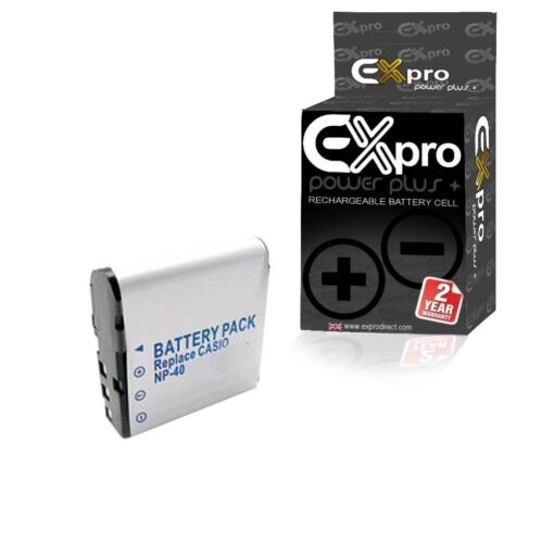 NP-40, NP40 Ex-Pro Casio Li-on Digital Camera Battery