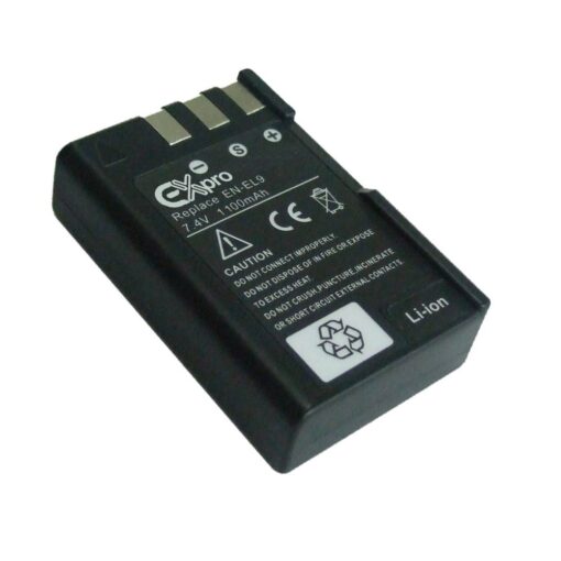 EN-EL9, ENEL9, EL-EL9e, EL-EL9a, Ex-Pro Nikon Li-on Digital Camera Battery