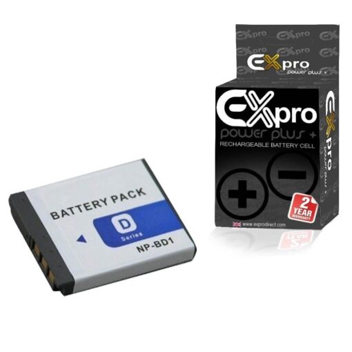 Ex-Pro Sony NP-BD1, NP-FD1 Li-on Digital Camera Battery