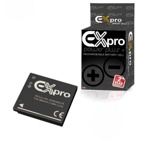 DMW-BCK7E, DMWBCK7E, NCA-YN101F, VW-BCK7 Ex-Pro Panasonic Li-on Digital Camera Battery