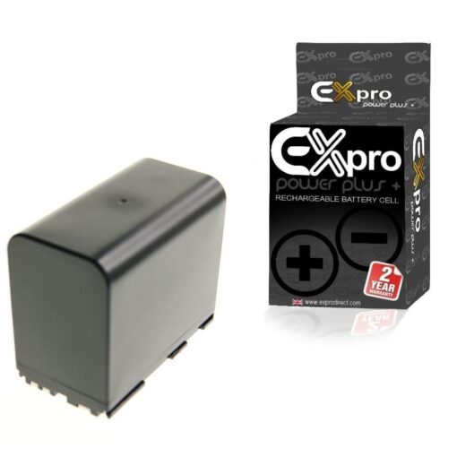 Ex-Pro® Canon BP-970, BP-975 - 7350mAh [EXACT] High Power Plus+ 2 Year Warranty Replacement Lithium Li-on Digital Camcorder Batter...