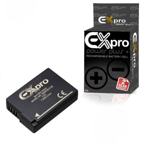 Ex-Pro® Panasonic DMW-BLD10E DMW-BLD10 DMW-BLD10PP DMW-BLD10GK 1250mAh High Rated Power Plus+