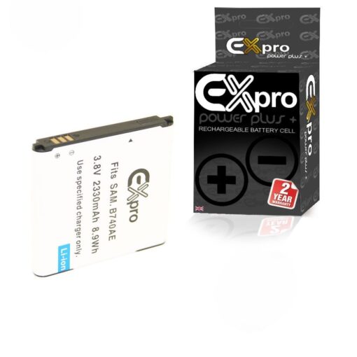 Ex-Pro® Samsung B740, B740AE - 2330mAh High Capacity Power Plus+ Lithium Li-on Battery