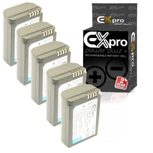 Ex-Pro® Samsung BP1900 - 2260mAh Battery for Samsung  NX1 Digital Camera [5 Pack]