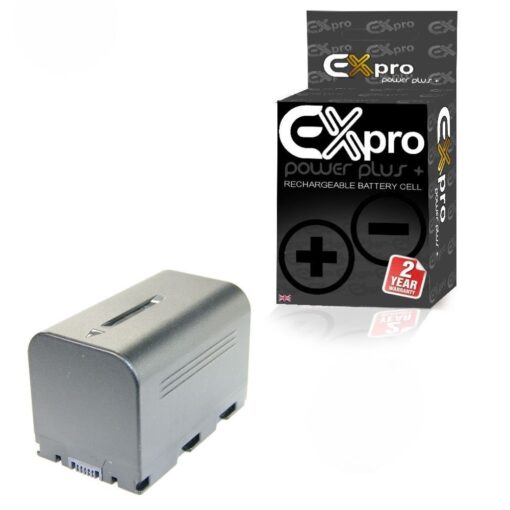 Ex-Pro® JVC SSL-JVC50 Replacement Camcorder battery - High Capacity Battery 5500mAh Samsung UL Cell