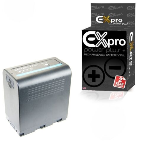 Ex-Pro® JVC SSL-JVC70 Replacement Camcorder battery - High Capacity Battery 8000mAh Samsung UL Cell