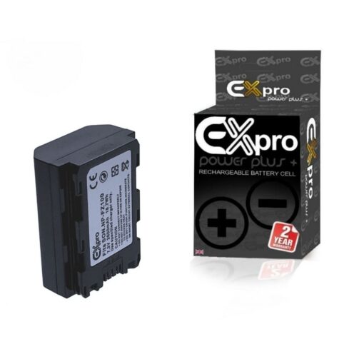 Ex-Pro® Sony NP-FZ100 NPFZ100 2600mAh 18.7Wh Ultra High Rated Power Plus+ Lithium Li-on Digital Camera Battery