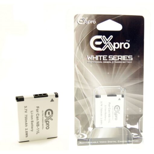 Ex-Pro® Canon NB-11L, NB11L Ultra White Series Replacement Battery 3.7v, 750mAh