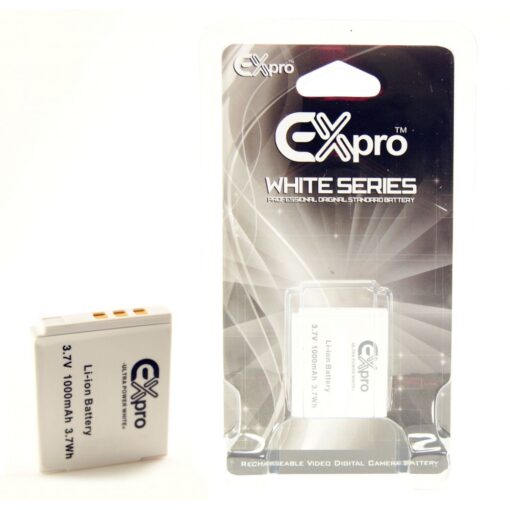 Ex-Pro® Pentax D-Li68, DLi68, D-Li122, DLi122 Ultra White Series Replacement Battery 3.7v, 1000mA