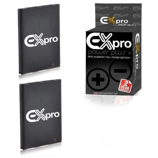 Ex-Pro® [2 PACK] HTC BD29100 High Power Plus+ 1300mAh High Rated Replacement Cell Phone battery