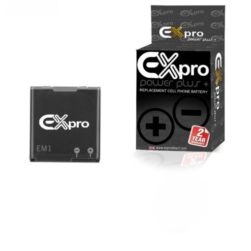 Ex-Pro® Blackberry EM1 High Power Plus+ 1000mAh High Rated Replacement Cell Phone battery