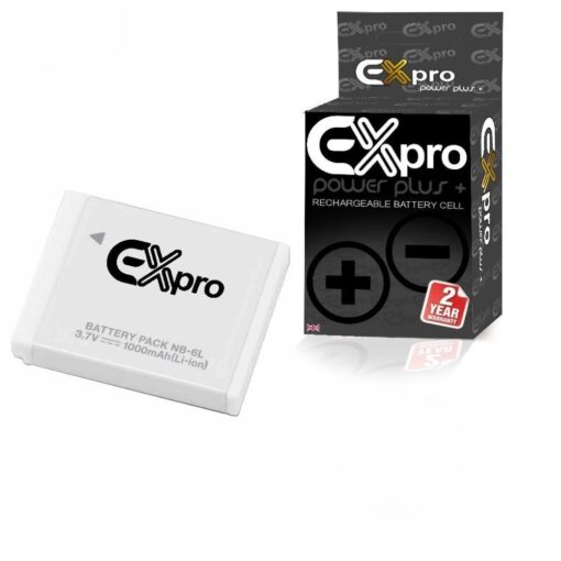 NB-6L, NB6L Ex-Pro Canon Li-on Digital Camera Battery
