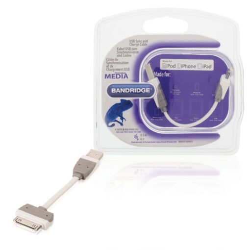 Konig Sync and Charge Cable Old Apple 30-pin - A Male 0.10 m White