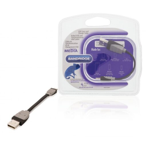 Konig Sync and Charge Cable Apple Lightning - A Male 0.10 m Black