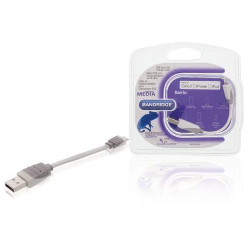Konig Sync and Charge Cable Apple Lightning - A Male 0.10 m White
